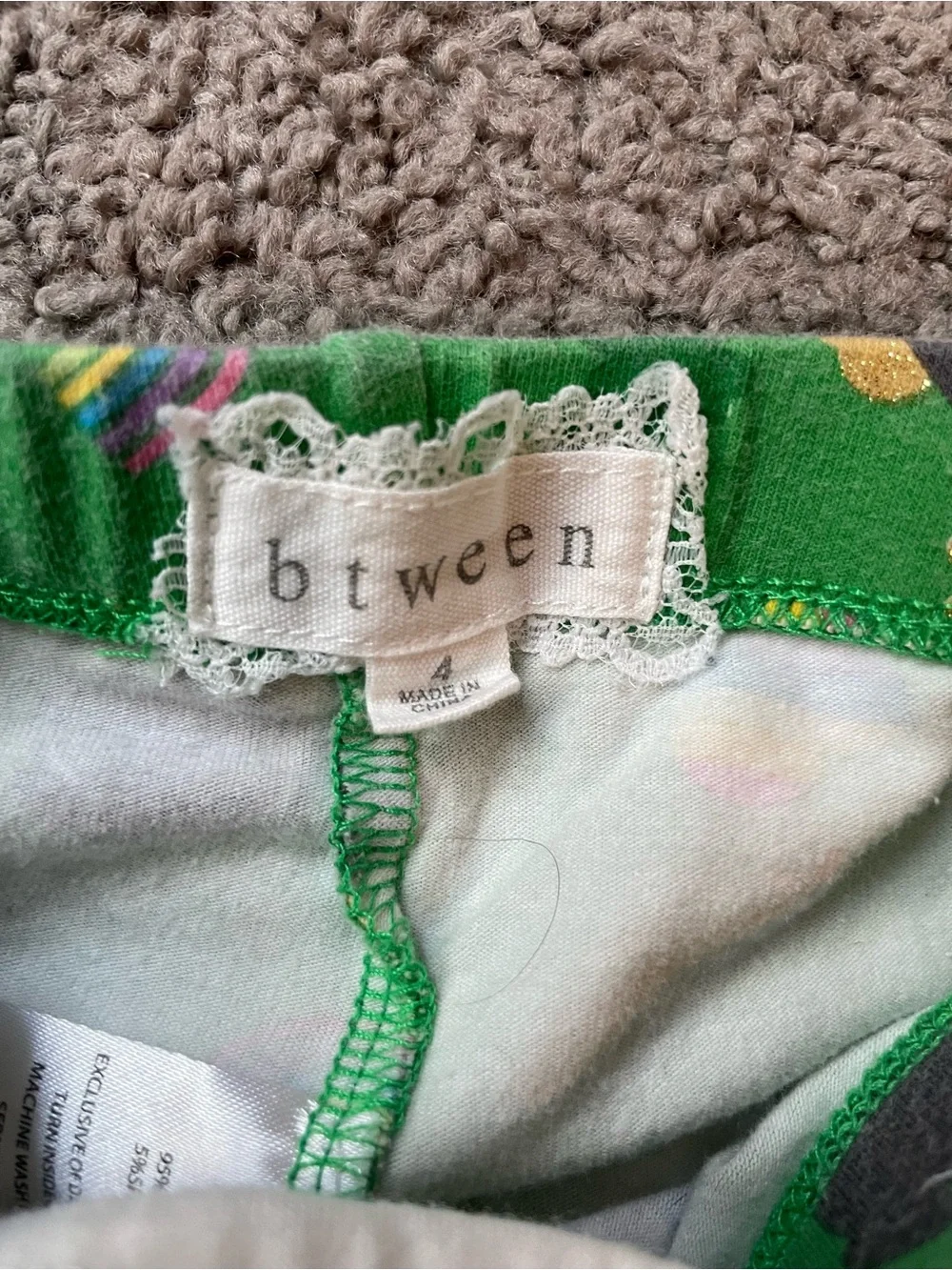 St. Patricks Day Unicorn Top/Leggings Set